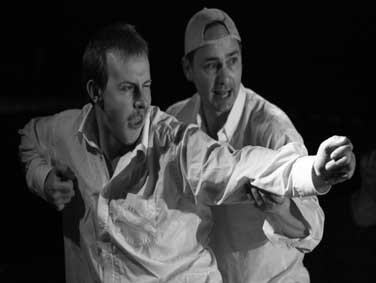 Pab Roberts and Andy Corelli in 'Night Duty'
