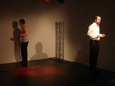From left:  Chris Lynch as Ach and Cameron Mowat as Agus in 'Still'
